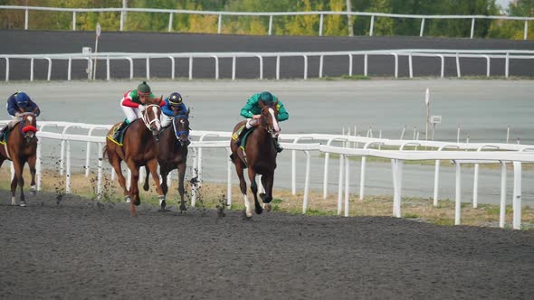 Riders Compete in Equestrian Sport alt