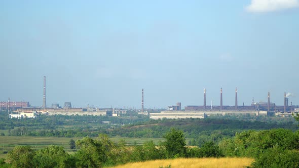 The View From the Mountains to the Metallurgical Plant