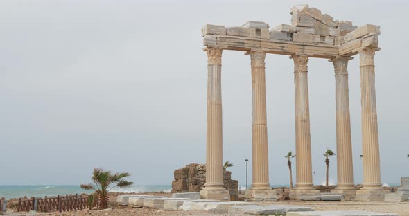 Apollo Temple Ruins in Side