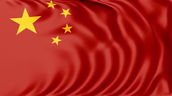 4K Seamlessly Looping China Flag Series E alt