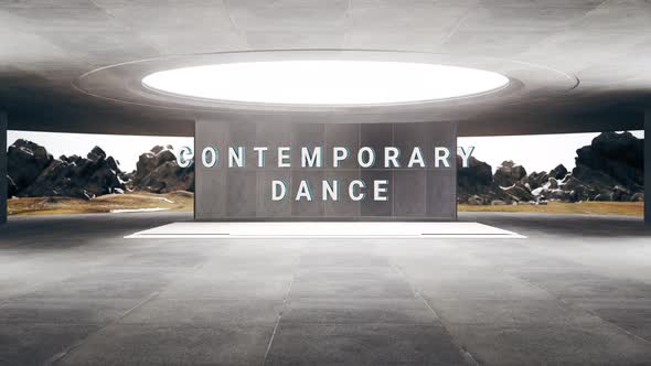 Futuristic Room Contemporary Dance