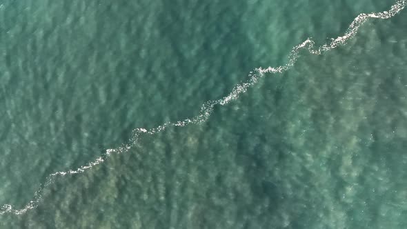 Texture of the sea aerial view 4K alt