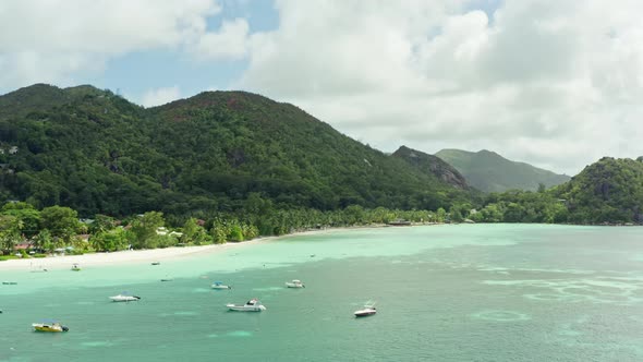Aerial View Nature of Seychelles alt