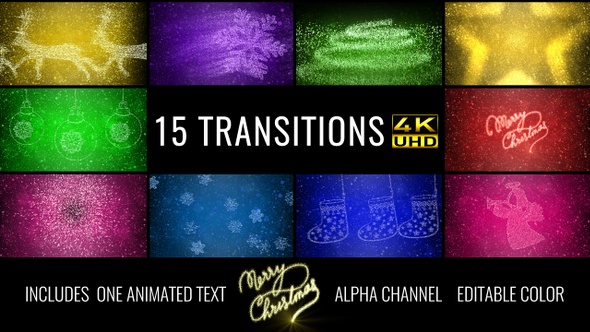 Christmas 4K Transitions
