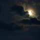 Timelapse of Full Moon Dark Dramatic Clouds in Night Sky Anamorphic Time Lapse - VideoHive Item for Sale
