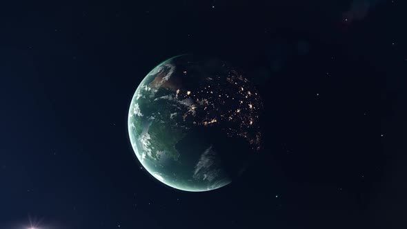 Lush Alien World - Establishing Shot alt