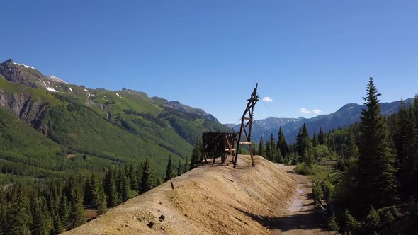 Colorado Ghost Town Historic Yankee Girl Mine