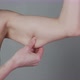 Chubby Woman Pinching Upper Arm Fat - VideoHive Item for Sale