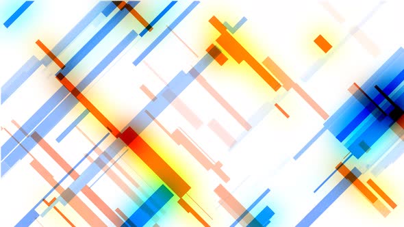 Abstract Technology Glowing Colorful Grid Line On Background