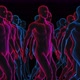 4K Lowpoly walking humans    - VideoHive Item for Sale