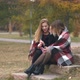Two Girls in Autumn Park - VideoHive Item for Sale
