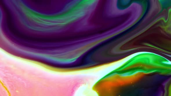 Abstract Organic Hypnotic Ink Colorful Paint Spreads 10