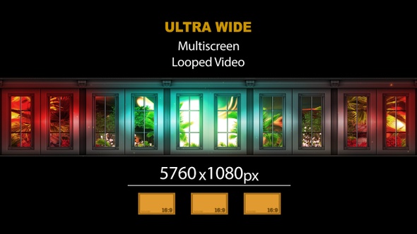 Ultra Wide HD Garden Windows Hall 04