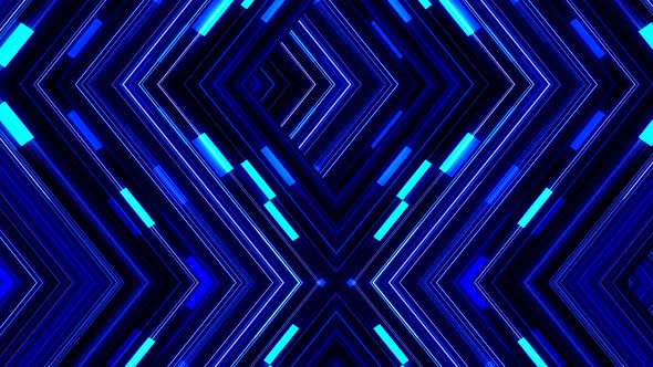 Abstract Blue Glow Geometric Lines Technology  Background