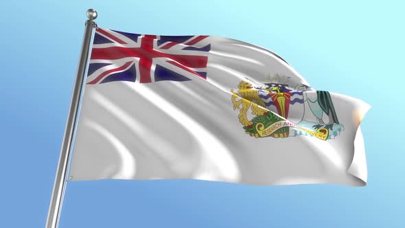 British Antarctic Territory Flag alt