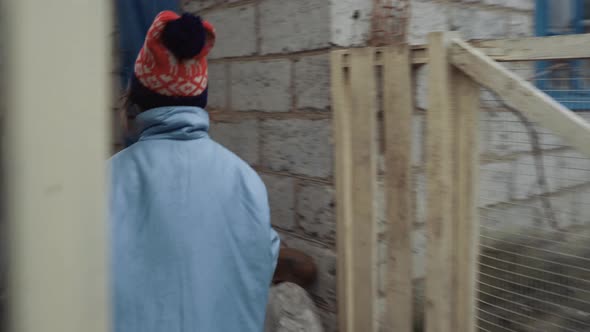 Girl Homeless Tramp Orphan In Dirty Bad Clothes alt