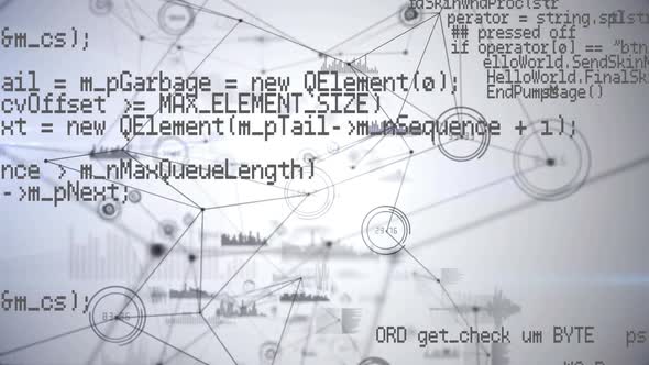 Program codes and different graphs, Motion Graphics | VideoHive