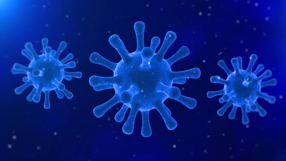 Coronavirus Covid 19 Disease Background V11 Seamlessly Loop alt