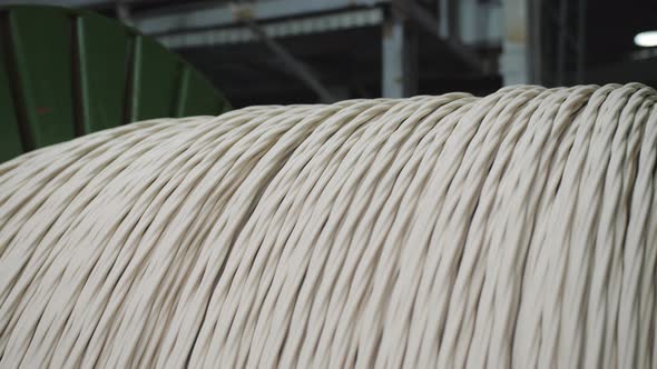 The Copper Winding of the Cable on the Reel alt