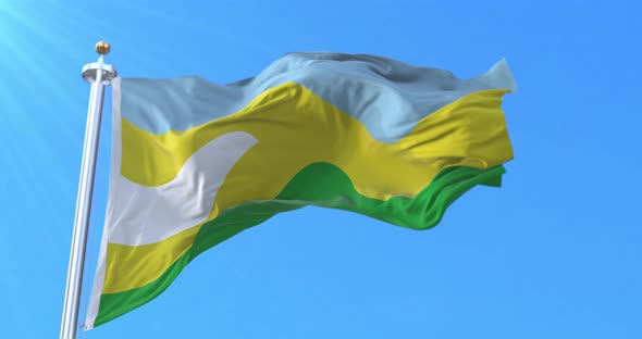 San Jose del Guaviare Capital City Flag, Guaviare, Colombia alt