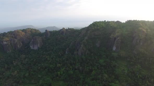 aerial view landscape of a mountain hills in the morning (12)