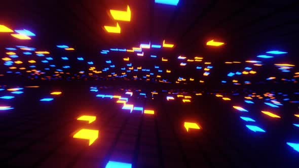 Abstract Neon Cube VJ Loop