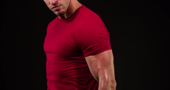 Athletic Male Fitness Training Workout alt