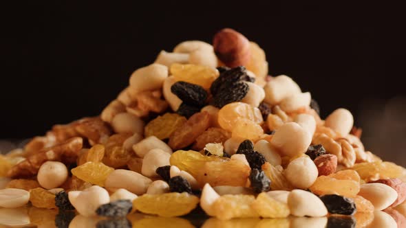 Nuts and Dried Fruits Mix Closeup alt