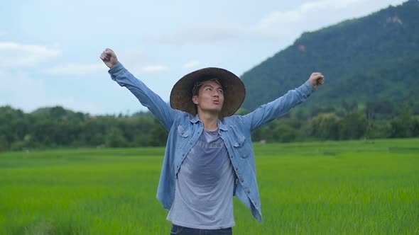 Farmer Celebrating Success alt
