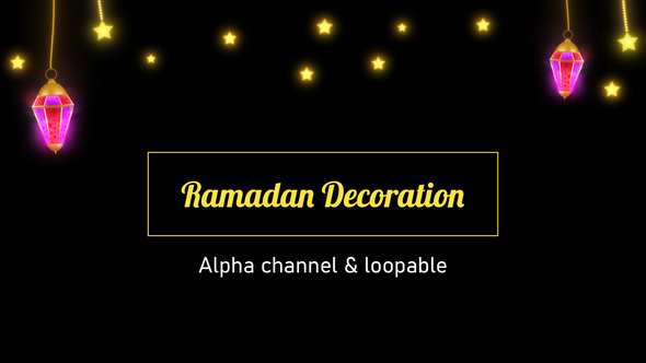 Ramadan Decoration (Alpha)
