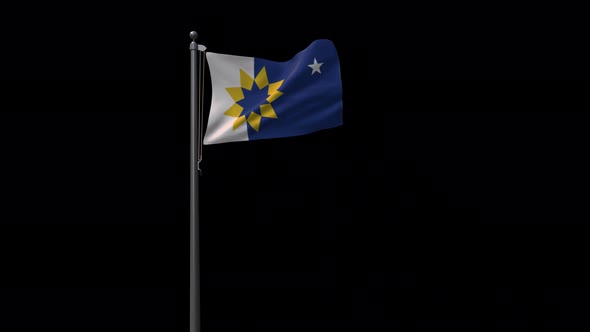 Topeka Flag With Alpha 4K alt