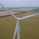 4k wind turbine top aerial view, green energy solutions - VideoHive Item for Sale