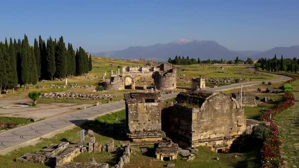 Ancient ruins of Hierapolis. alt