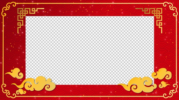 new year frame vector