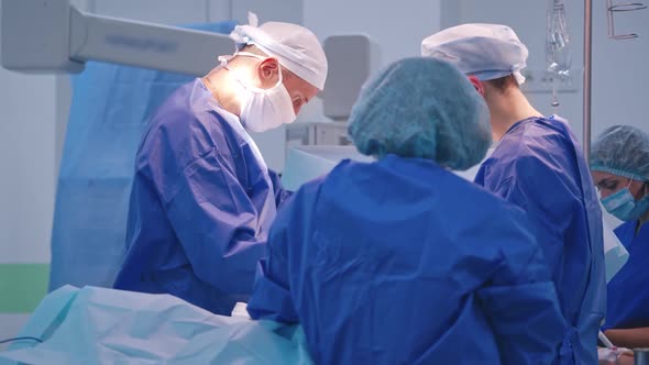 Surgical team in hospital alt