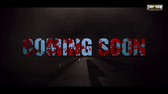 Rising Cinematic “Coming Soon” Title Animation