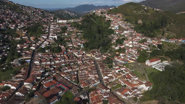 Ouro Preto City in Minas Gerais Brazil
