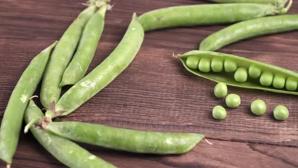 Peas in a Pod Closeup
