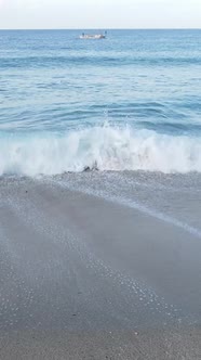 Sea Near the Coast  Closeup Aerial View of the Coastal Seascape alt