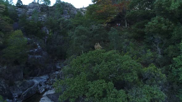 Portuguese Cascades, Natural Pools on Steep Rocks, Arado Waterfall alt