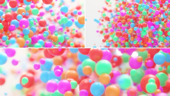 Colorful 3D Particles Pack