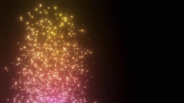 Magical Fire Particles Motion Graphics Background