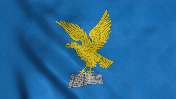 FriuliVenezia Giulia Flag Italy Waving in the Wind Background alt