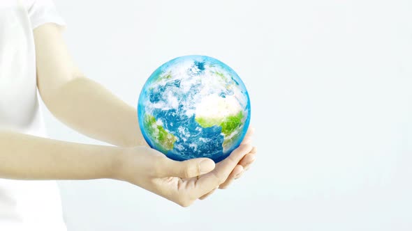 Holding the Planet in Hands