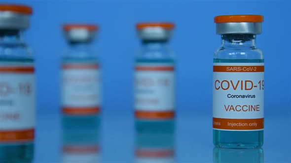 Coronavirus COVID-19 Vaccine In Ampoules
