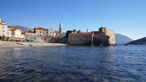 The old town of Budva alt