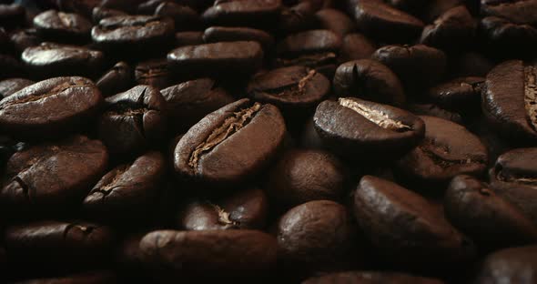 Fragrant Coffee Beans are Roasted Smoke Comes From Coffee Beans alt