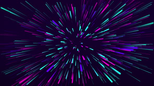 Flight into cosmic web structure seamless VJ loop for music videos, night clubs. alt