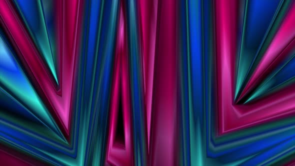 Blue Purple Abstract Modern Glossy Art Shapes