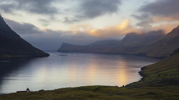 Landscape Of Fjords And Mountains In Arnafjodir alt